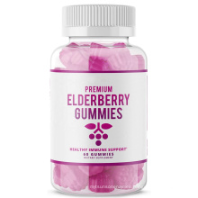 Organic Plant extract Black sambucus elderberry gummies For Immune System Booster